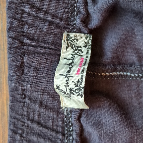 Free People Intimately Catching Feels Joggers In Dark Charcoal Size M - Picture 5 of 7